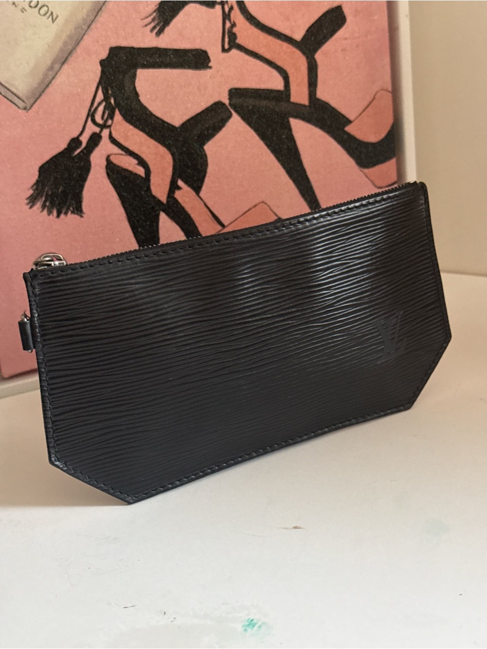 Louis Vuitton Black Epi Leather Wristlet Pouch - Picture 3 of 9